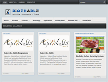 Tablet Screenshot of biometricsintegrated.com